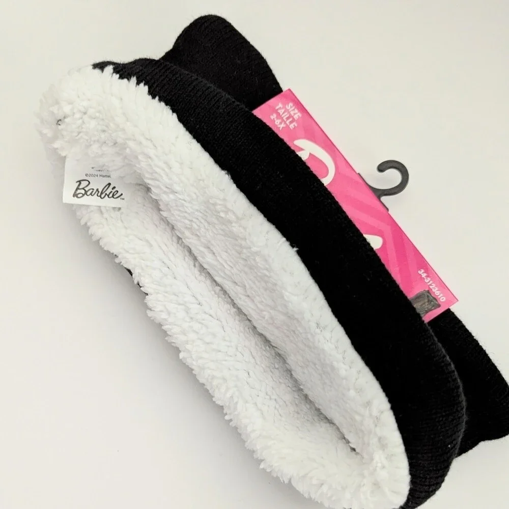 NWT Barbie Kids (Size 2-6X) Sherpa Lined Winter Neck Warmer